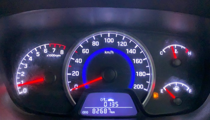 2018 Hyundai Grand i10 MAGNA 1.2 KAPPA VTVT, CNG, Manual, 82,686 km, Odometer Image