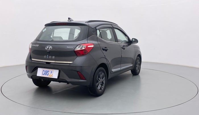 2021 Hyundai GRAND I10 NIOS SPORTZ CNG MT, CNG, Manual, 12,295 km, Right Back Diagonal