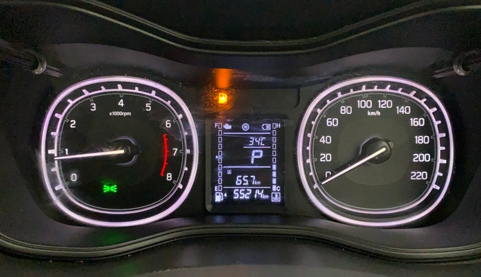 2020 Maruti Vitara Brezza ZXI AT SHVS, Petrol, Automatic, 55,214 km, Odometer Image