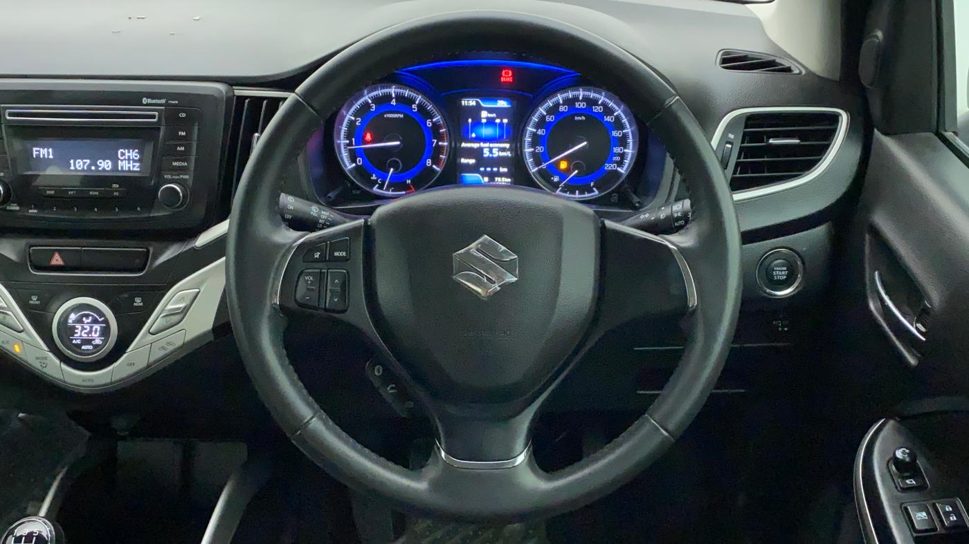 2018 Maruti Baleno ZETA PETROL 1.2, Petrol, Manual, 23,554 km, Steering Wheel Close Up