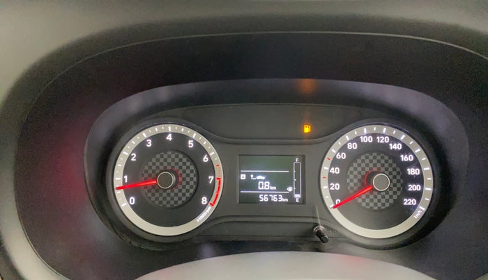 2021 Hyundai AURA S 1.2, Petrol, Manual, 56,761 km, Odometer Image