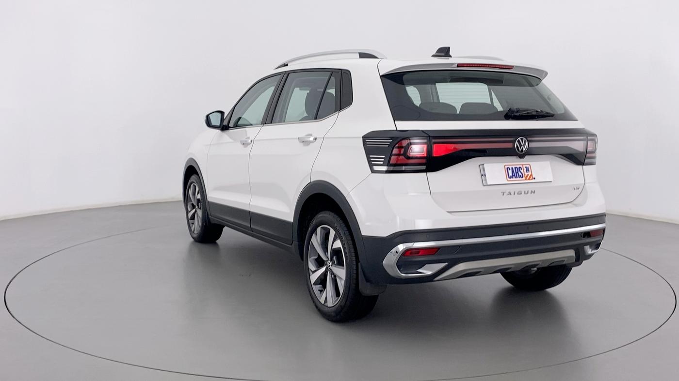 2021 Volkswagen TAIGUN TOPLINE 1.0 TSI MT, Petrol, Manual, 7,977 km, Left Back Diagonal
