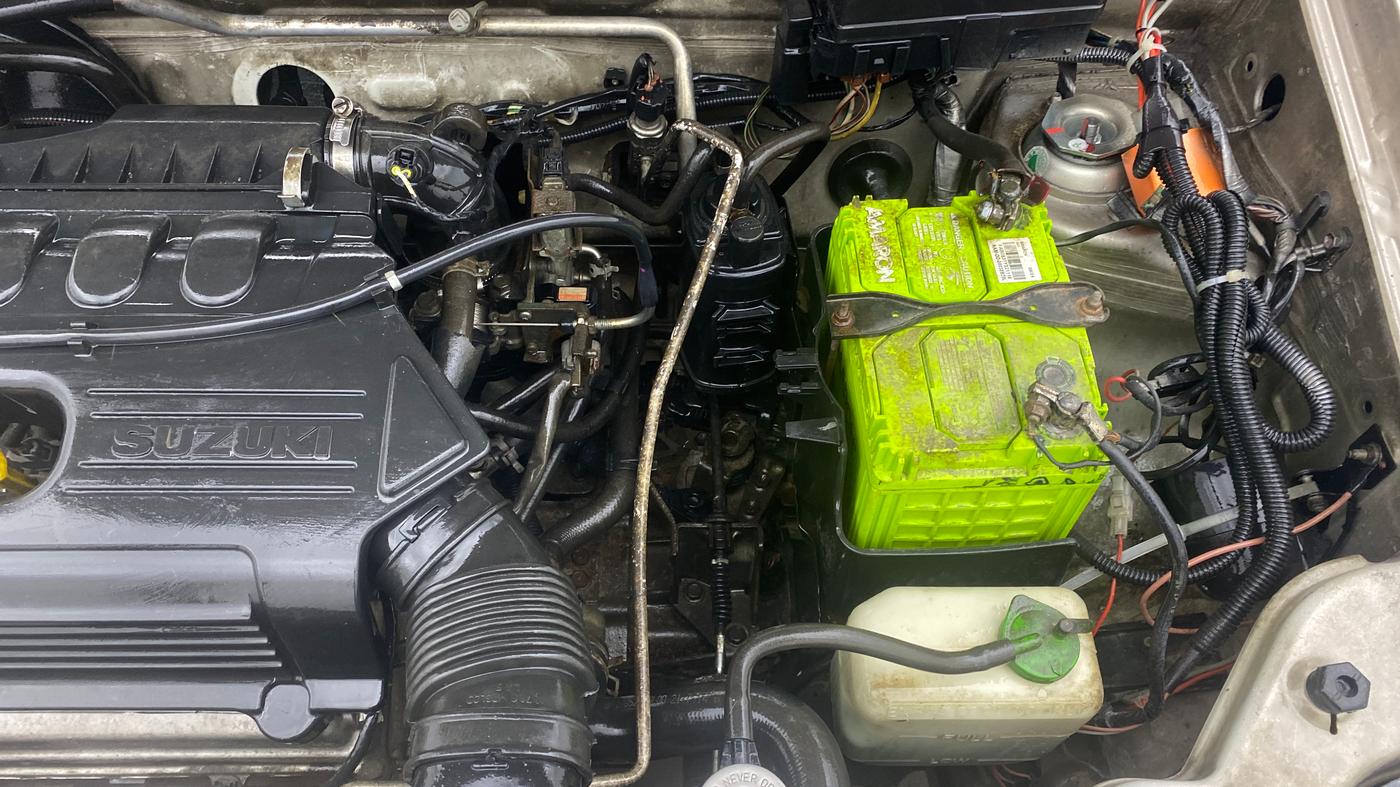 2014 Maruti Alto K10 VXI, Petrol, Manual, 96,256 km, Engine View - Left