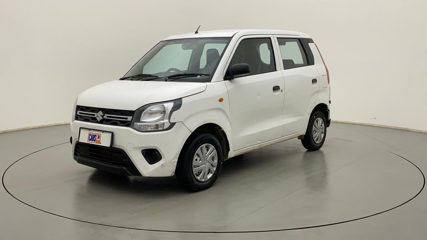 2019 Maruti New Wagon-R LXI CNG 1.0, CNG, Manual, 70,360 km, Left Front Diagonal