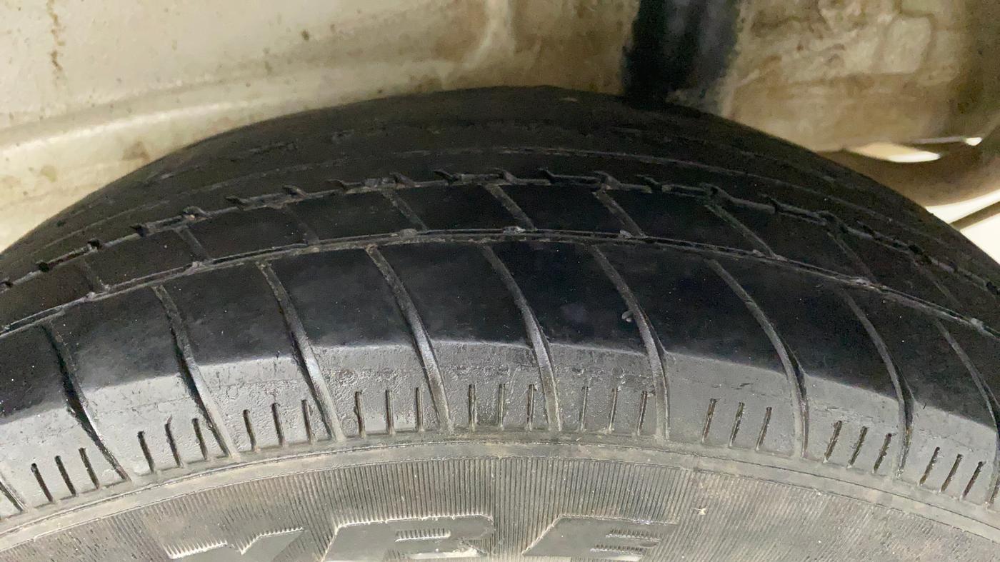 2019 Maruti New Wagon-R LXI CNG 1.0, CNG, Manual, 70,360 km, Left Rear Tyre Tread