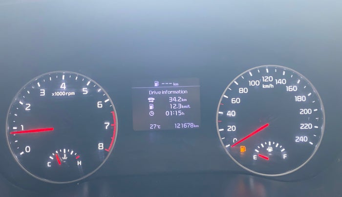 2019 KIA SELTOS HTK 1.5 PETROL, Petrol, Manual, 1,21,642 km, Odometer Image