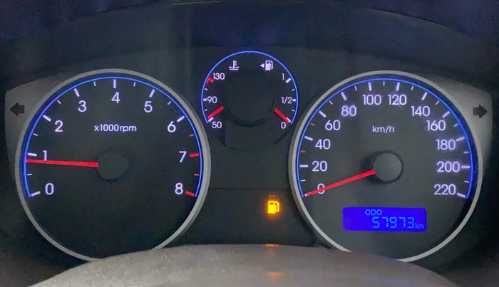 2011 Hyundai i20 ASTA 1.2, Petrol, Manual, 58,299 km, Odometer Image