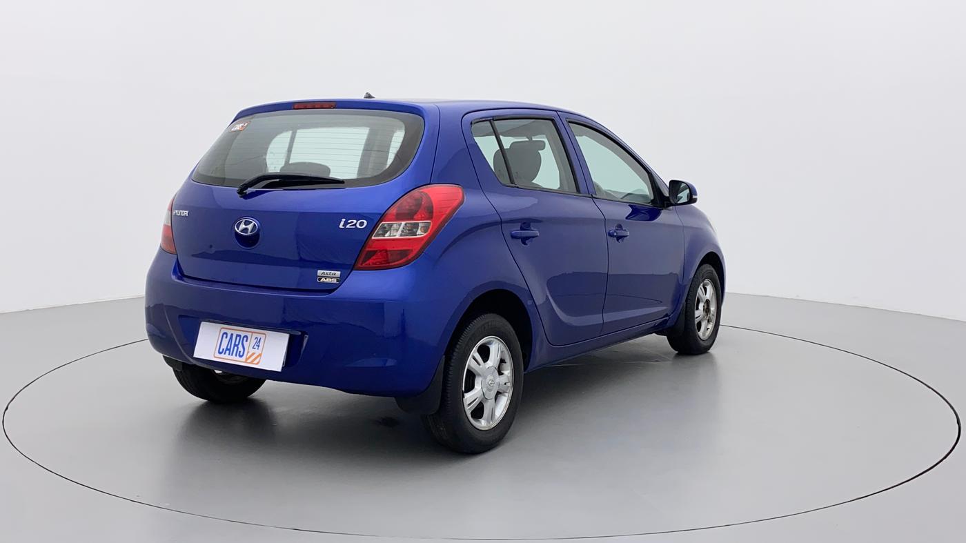 2011 Hyundai i20 ASTA 1.2, Petrol, Manual, 58,299 km, Right Back Diagonal