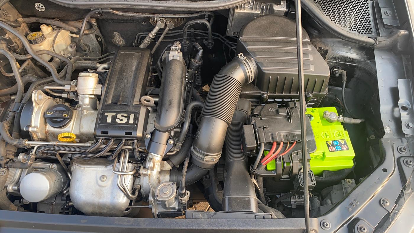 2019 Volkswagen Polo GT TSI AT, Petrol, Automatic, 1,02,869 km, Engine View - Left