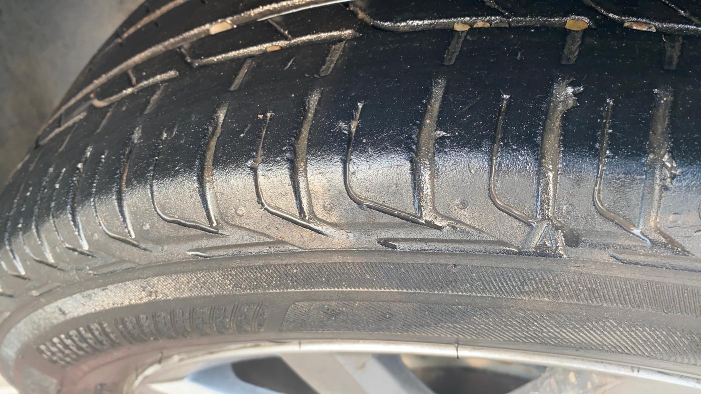 2019 Volkswagen Polo GT TSI AT, Petrol, Automatic, 1,02,869 km, Left Rear Tyre Tread
