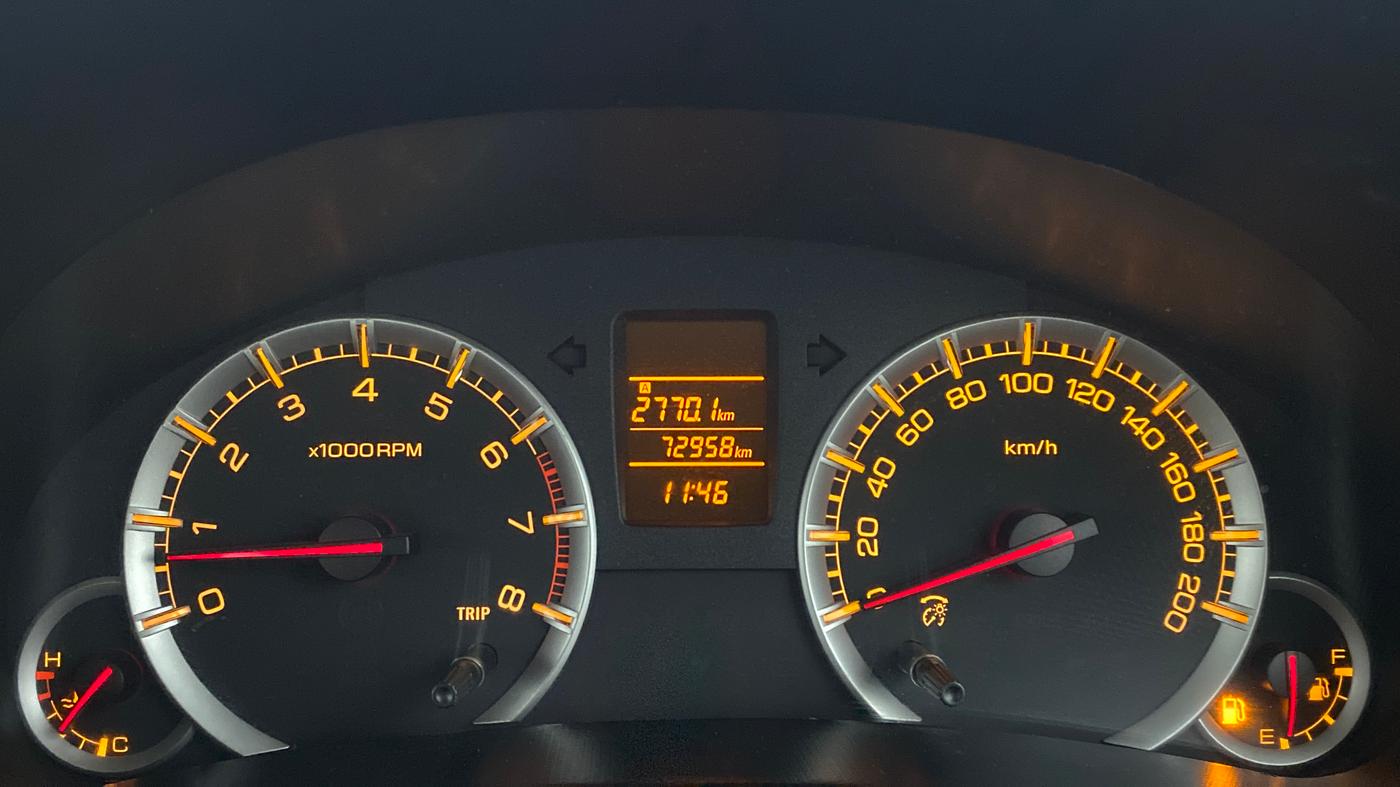 2012 Maruti Swift VXI, Petrol, Manual, 72,958 km, Odometer Image
