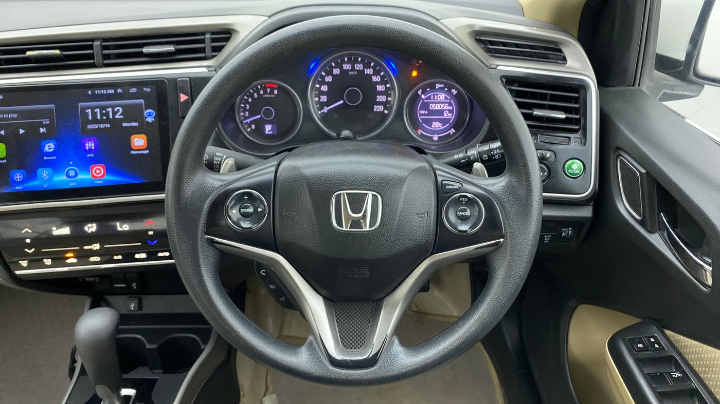 2017 Honda City 1.5L I-VTE V CVT, Petrol, Automatic, 58,056 km, Steering Wheel Close Up
