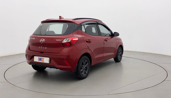 2021 Hyundai GRAND I10 NIOS SPORTZ AMT 1.2 KAPPA VTVT, Petrol, Automatic, 52,195 km, Right Back Diagonal