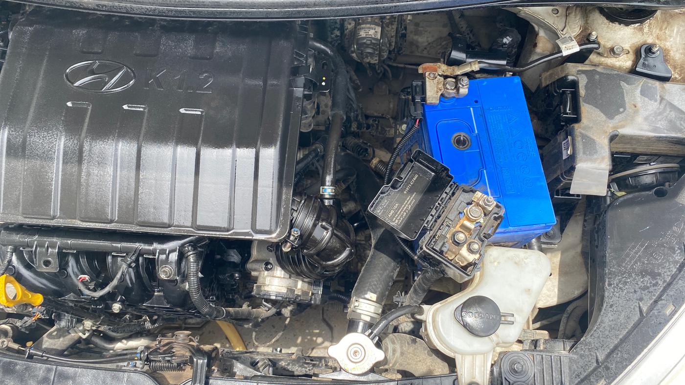 2019 Hyundai Grand i10 SPORTZ 1.2 KAPPA VTVT, Petrol, Manual, 67,838 km, Engine View - Left