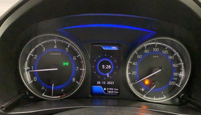 2018 Maruti Baleno ALPHA PETROL 1.2, Petrol, Manual, 18,431 km, Odometer Image