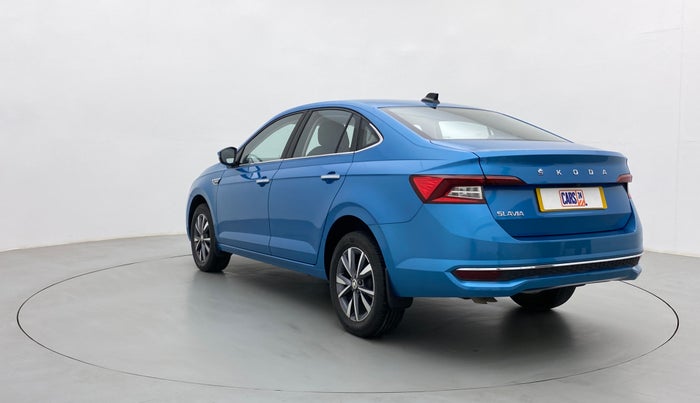 2022 Skoda SLAVIA STYLE 1.5 TSI DSG, Petrol, Automatic, 11,162 km, Left Back Diagonal