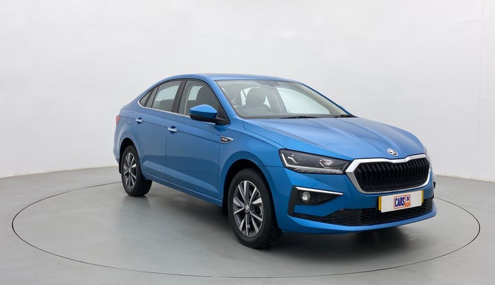 2022 Skoda SLAVIA STYLE 1.5 TSI DSG, Petrol, Automatic, 11,162 km, Right Front Diagonal
