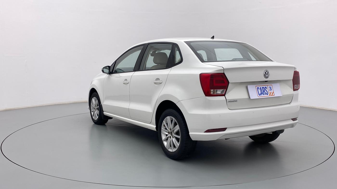 2016 Volkswagen Ameo HIGHLINE 1.5L AT (D), Diesel, Automatic, 30,672 km, Left Back Diagonal