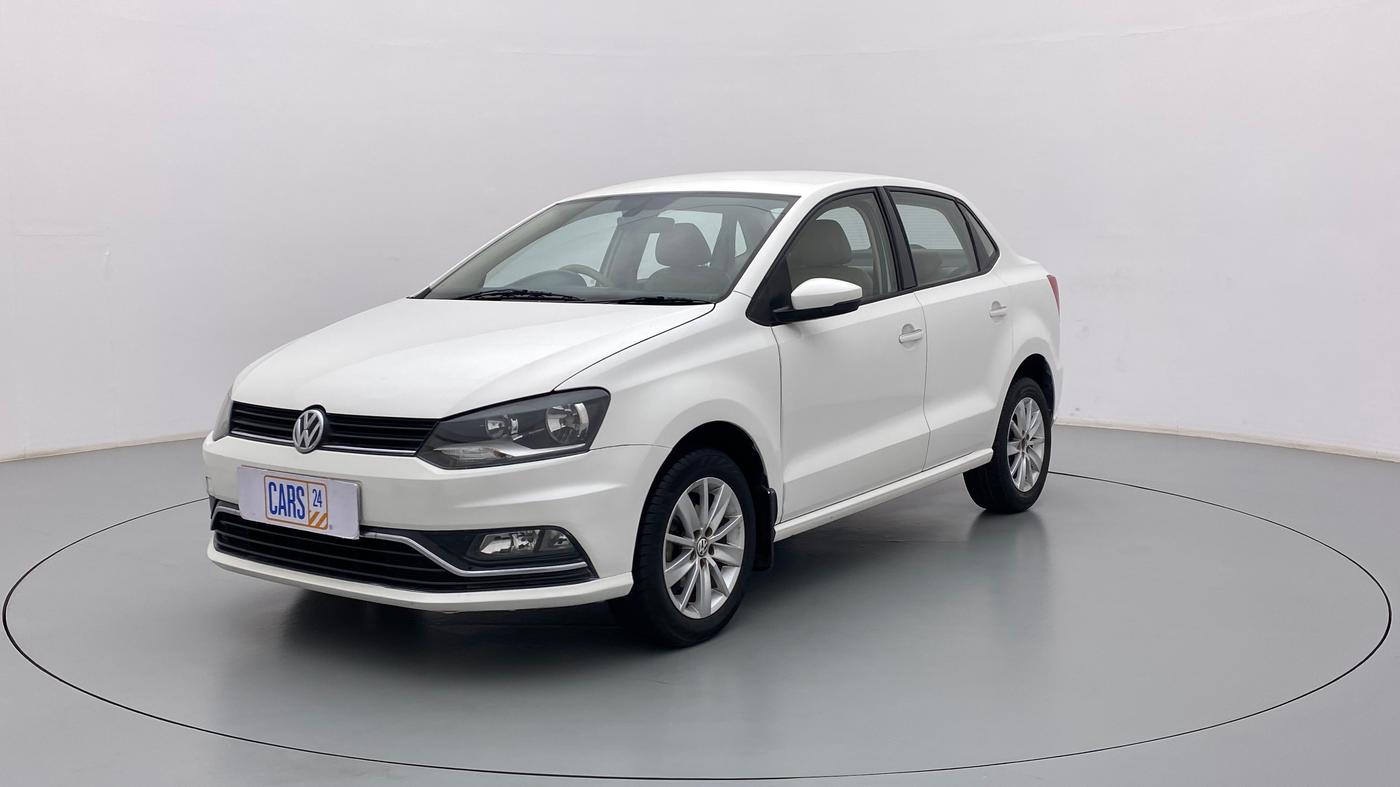 2016 Volkswagen Ameo HIGHLINE 1.5L AT (D), Diesel, Automatic, 30,672 km, Left Front Diagonal