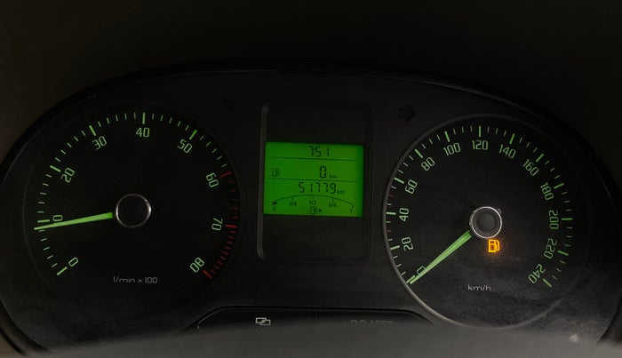 2014 Skoda Rapid ELEGANCE 1.6 MPI MT, Petrol, Manual, 51,774 km, Odometer Image