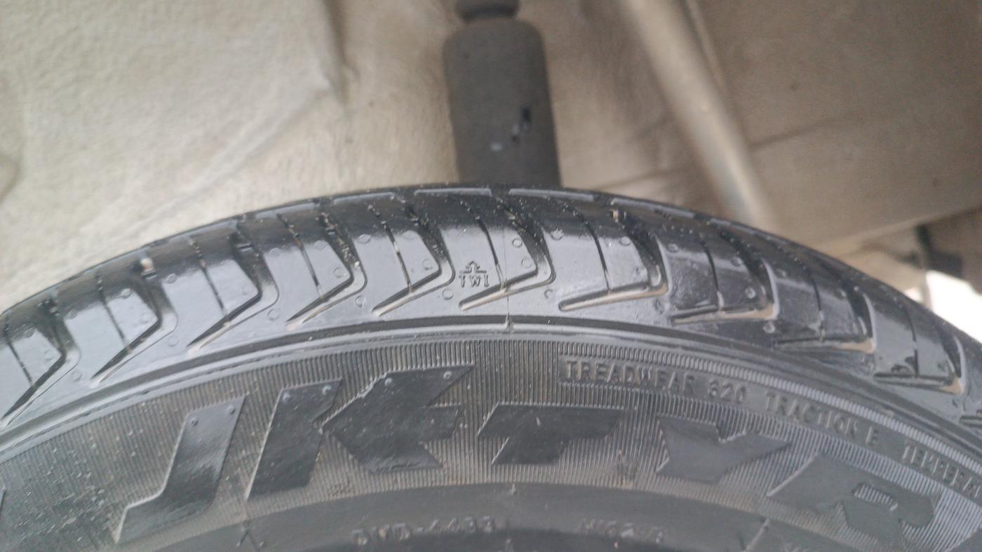 2023 Maruti Alto K10 VXI PLUS, Petrol, Manual, 18,560 km, Left Rear Tyre Tread