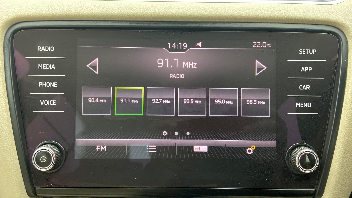 2017 Skoda Octavia Style 1.4 TSI MT, Petrol, Manual, 47,483 km, Infotainment System