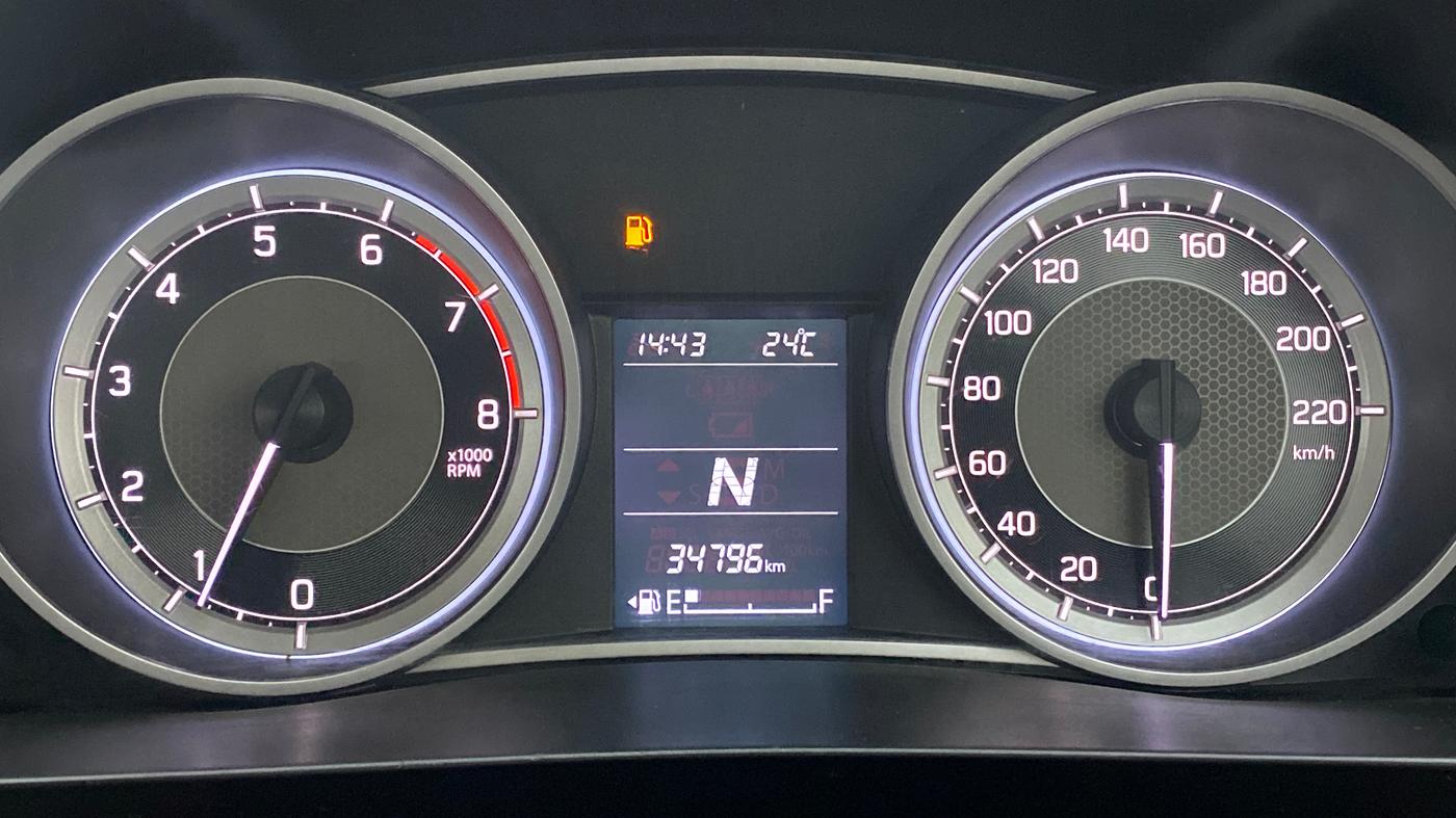 2019 Maruti Dzire ZXI AMT, Petrol, Automatic, 34,989 km, Odometer Image