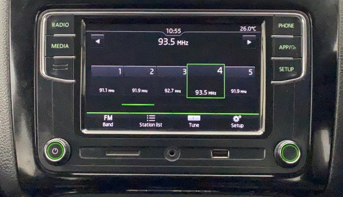 2018 Skoda Rapid MONTE CARLO 1.6 MPI AT, Petrol, Automatic, 55,307 km, Infotainment System