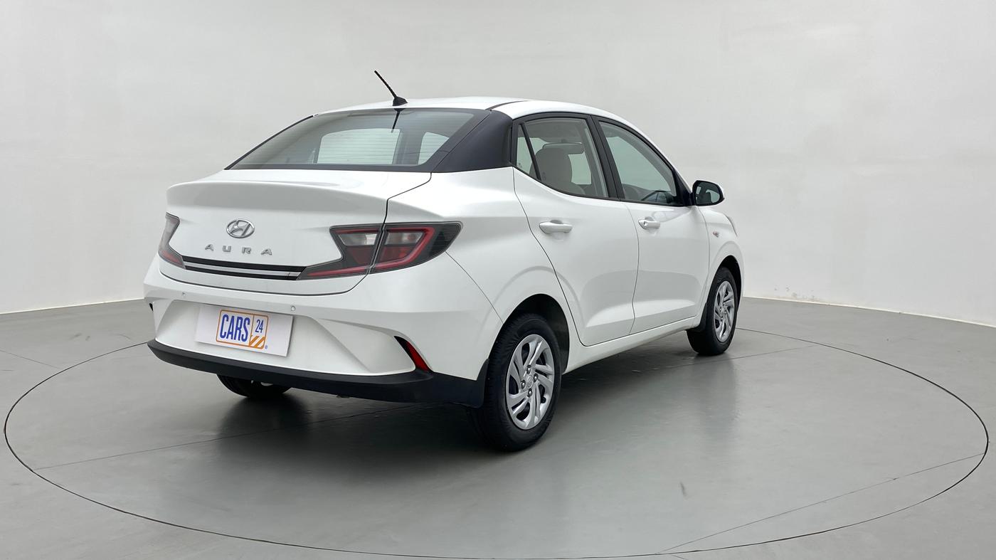 2022 Hyundai AURA S 1.2 Kappa MT, Petrol, Manual, 2,111 km, Right Back Diagonal