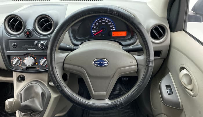 2014 Datsun Go T, Petrol, Manual, 29,171 km, Steering Wheel Close Up