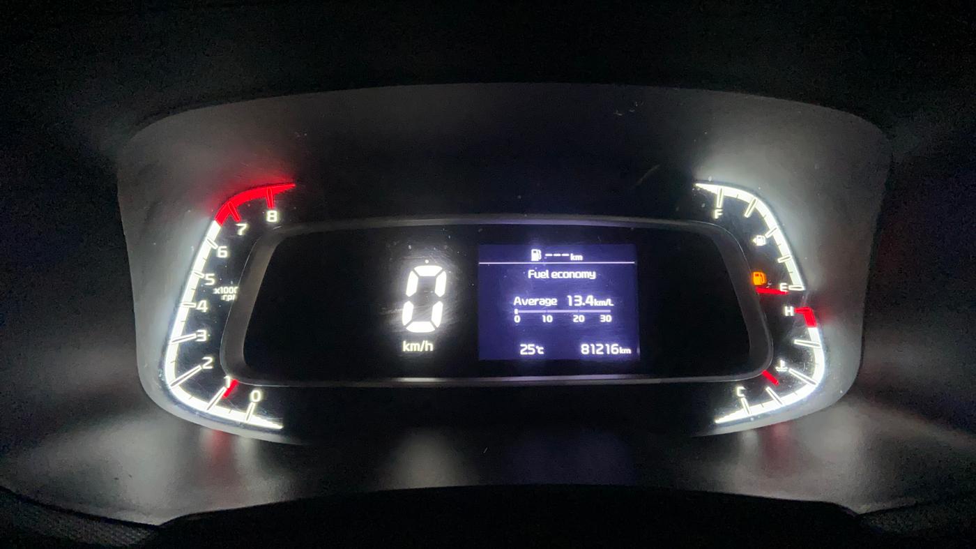 2021 KIA SONET HTE 1.2, Petrol, Manual, 81,198 km, Odometer Image