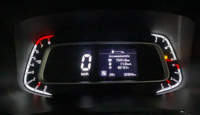 2023 KIA SONET HTK PLUS 1.0 IMT, Petrol, Manual, 32,948 km, Odometer Image