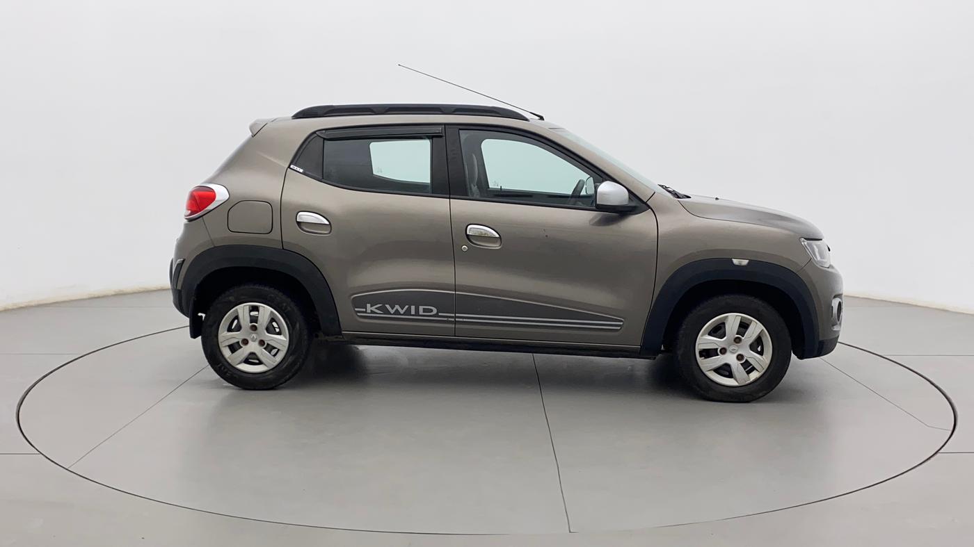 2018 Renault Kwid RXT 1.0 AMT (O), Petrol, Automatic, 43,879 km, Right Side View