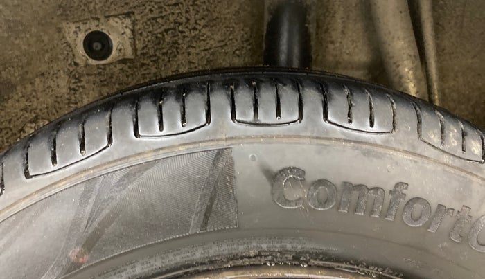 2014 Maruti Celerio VXI AMT, Petrol, Automatic, 50,455 km, Left Rear Tyre Tread