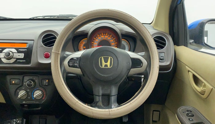 2013 Honda Brio S MT, CNG, Manual, 25,280 km, Steering Wheel Close Up