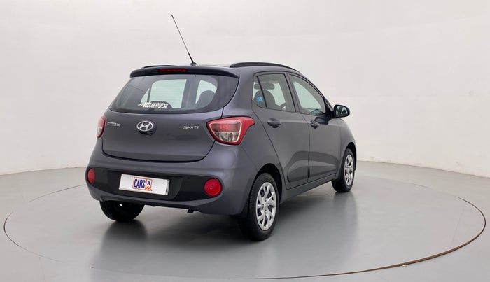 2018 Hyundai Grand i10 SPORTZ 1.2 KAPPA VTVT, Petrol, Manual, 12,478 km, Right Back Diagonal