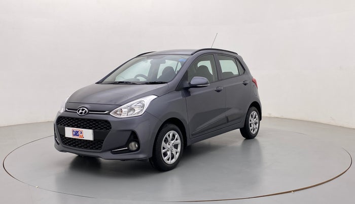 2018 Hyundai Grand i10 SPORTZ 1.2 KAPPA VTVT, Petrol, Manual, 12,478 km, Left Front Diagonal