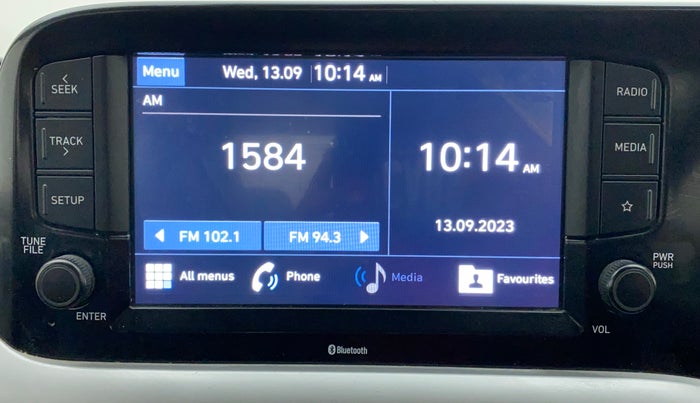 2021 Hyundai GRAND I10 NIOS SPORTZ 1.2 KAPPA VTVT CNG, CNG, Manual, 85,904 km, Infotainment System