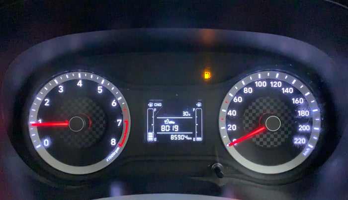 2021 Hyundai GRAND I10 NIOS SPORTZ 1.2 KAPPA VTVT CNG, CNG, Manual, 85,904 km, Odometer Image
