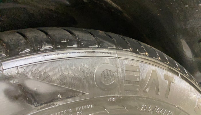 2025 Tata TIGOR XZA PLUS PETROL, Petrol, Automatic, 3,532 km, Left Front Tyre Tread