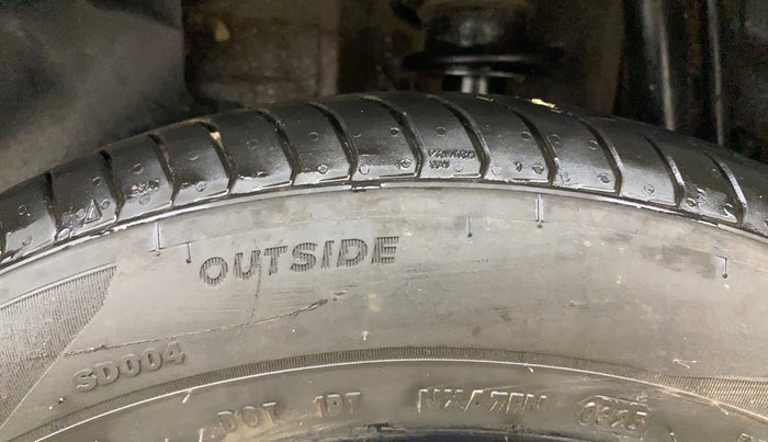 2025 Tata TIGOR XZA PLUS PETROL, Petrol, Automatic, 3,532 km, Left Rear Tyre Tread