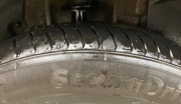 2025 Tata TIGOR XZA PLUS PETROL, Petrol, Automatic, 3,532 km, Right Rear Tyre Tread