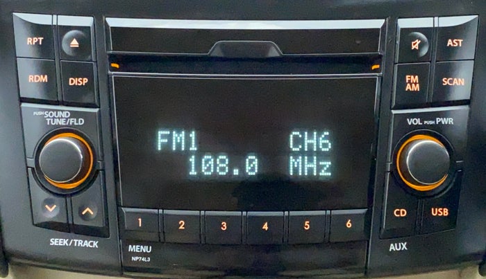 2014 Maruti Swift Dzire ZXI 1.2 BS IV, Petrol, Manual, 34,032 km, Infotainment System