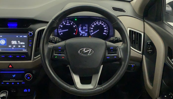 2016 Hyundai Creta SX PLUS AT 1.6 PETROL, Petrol, Automatic, 81,767 km, Steering Wheel Close Up