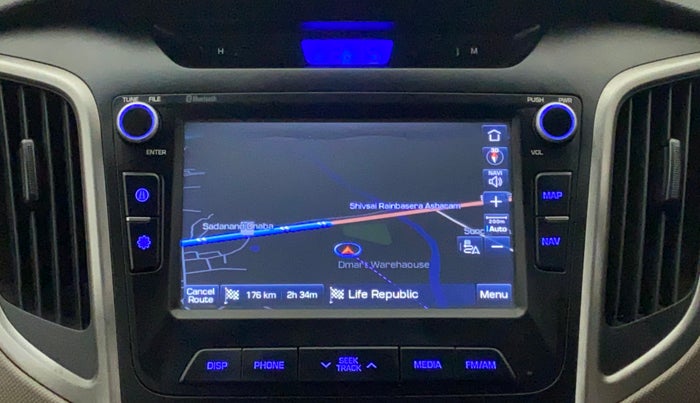 2016 Hyundai Creta SX PLUS AT 1.6 PETROL, Petrol, Automatic, 81,767 km, Navigation System