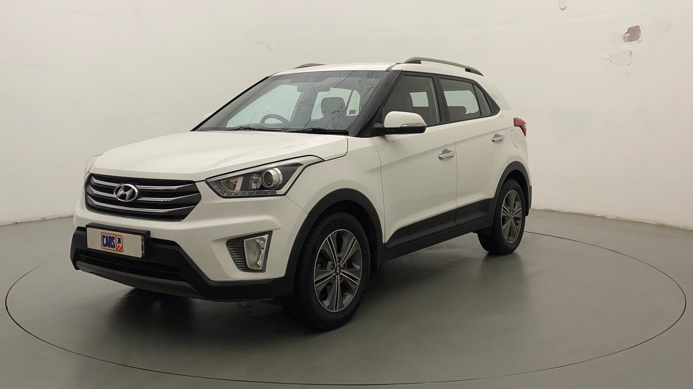 2016 Hyundai Creta SX PLUS AT 1.6 PETROL, Petrol, Automatic, 81,767 km, Left Front Diagonal