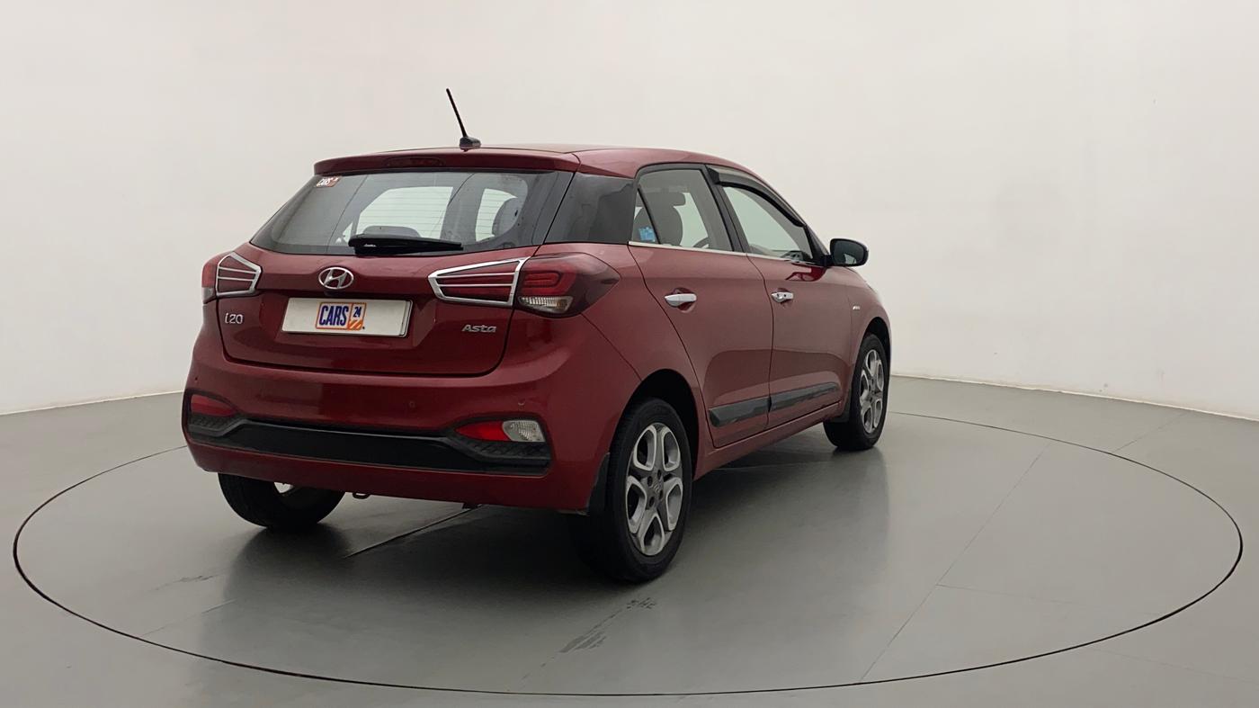 2019 Hyundai Elite i20 ASTA (O) CVT, Petrol, Automatic, 56,646 km, Right Back Diagonal