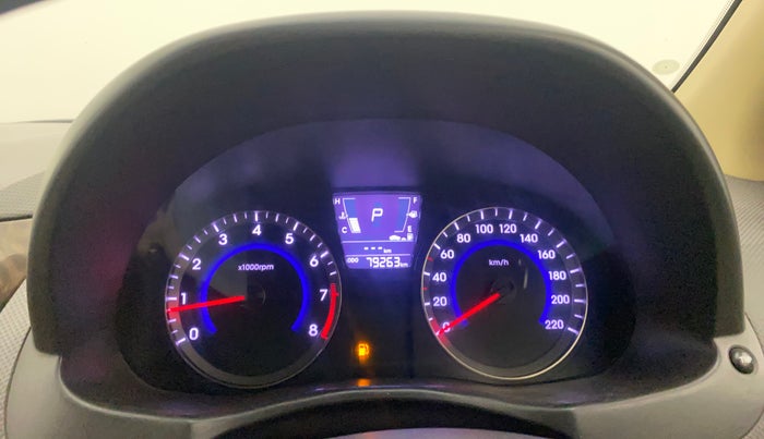 2017 Hyundai Verna 1.6 VTVT SX AT, Petrol, Automatic, 79,219 km, Odometer Image
