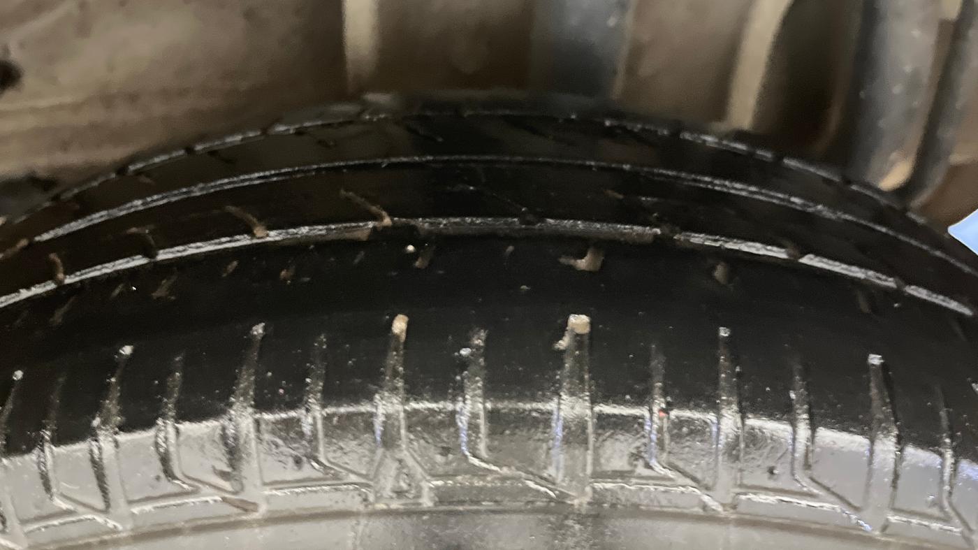 2022 Tata Tiago XT CNG, CNG, Manual, 61,054 km, Left Rear Tyre Tread