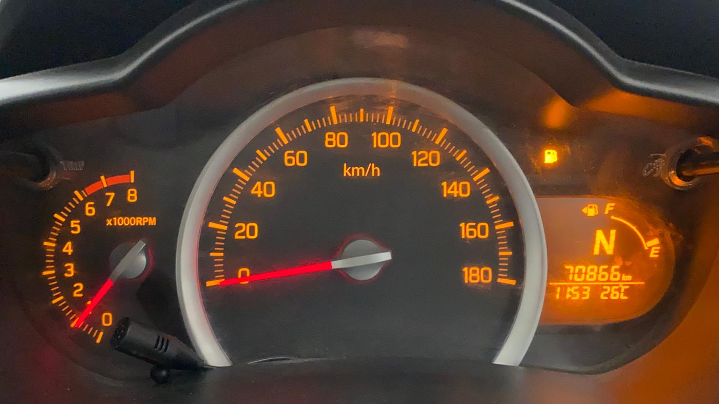 2015 Maruti Celerio VXI AMT, Petrol, Automatic, 70,866 km, Odometer Image